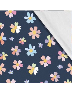 Softshell Stoff Polyester Zum Nähen- Motiv Blumen I SDX5633