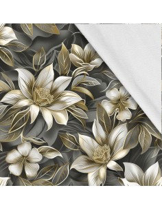 Softshell Stoff Polyester Zum Nähen- Motiv Blumen I SDX5636