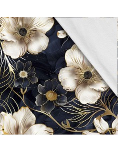 Softshell Stoff Polyester Zum Nähen- Motiv Blumen I SDX5637