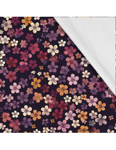 Softshell Stoff Polyester Zum Nähen- Motiv Blumen I SDX5638