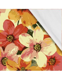 Softshell Stoff Polyester Zum Nähen- Motiv Blumen I SDX5639