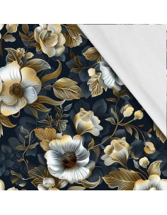 Softshell Stoff Polyester Zum Nähen- Motiv Blumen I SDX5641