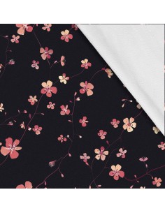 Softshell Stoff Polyester Zum Nähen- Motiv Blumen I SDX5643