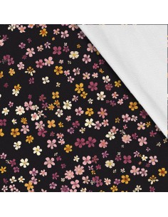 Softshell Stoff Polyester Zum Nähen- Motiv Blumen I SDX5646