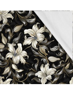 Softshell Stoff Polyester Zum Nähen- Motiv Blumen I SDX5650