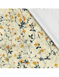Softshell Stoff Polyester Zum Nähen- Motiv Blumen I SDX5652