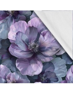 Softshell Stoff Polyester Zum Nähen- Motiv Blumen I SDX5654