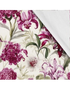 Softshell Stoff Polyester Zum Nähen- Motiv Blumen I SDX5656