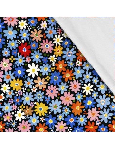 Softshell Stoff Polyester Zum Nähen- Motiv Blumen I SDX5657
