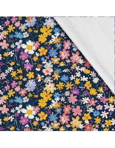 Softshell Stoff Polyester Zum Nähen- Motiv Blumen I SDX5662