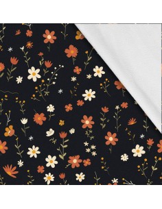 Softshell Stoff Polyester Zum Nähen- Motiv Blumen I SDX5665