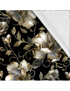 Softshell Stoff Polyester Zum Nähen- Motiv Blumen I SDX5667