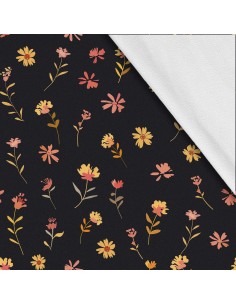 Softshell Stoff Polyester Zum Nähen- Motiv Blumen I SDX5672