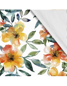 Softshell Stoff Polyester Zum Nähen- Motiv Blumen I SDX5673