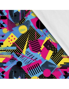 Softshell Stoff Polyester Zum Nähen- Motiv Geometrisch I SDX3114