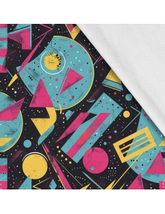 Softshell Stoff Polyester Zum Nähen- Motiv Geometrisch I SDX3115