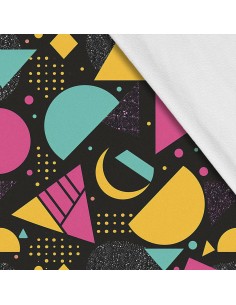 Softshell Stoff Polyester Zum Nähen- Motiv Geometrisch I SDX3120