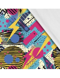 Softshell Stoff Polyester Zum Nähen- Motiv Geometrisch I SDX3129