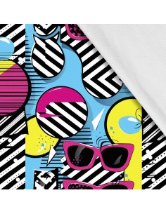 Softshell Stoff Polyester Zum Nähen- Motiv Geometrisch I SDX3131