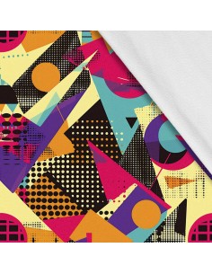 Softshell Stoff Polyester Zum Nähen- Motiv Geometrisch I SDX3137