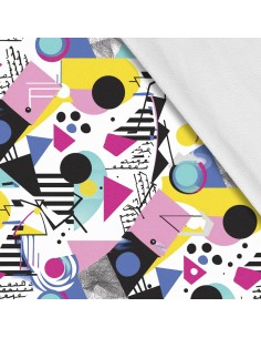 Softshell Stoff Polyester Zum Nähen- Motiv Geometrisch I SDX3141