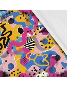 Softshell Stoff Polyester Zum Nähen- Motiv Geometrisch I SDX3142