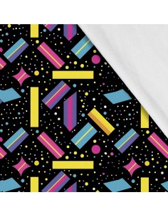 Softshell Stoff Polyester Zum Nähen- Motiv Geometrisch I SDX3145
