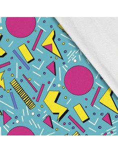 Softshell Stoff Polyester Zum Nähen- Motiv Geometrisch I SDX3155