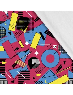 Softshell Stoff Polyester Zum Nähen- Motiv Geometrisch I SDX3161