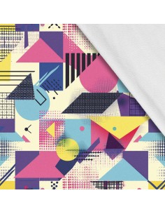 Softshell Stoff Polyester Zum Nähen- Motiv Geometrisch I SDX3164