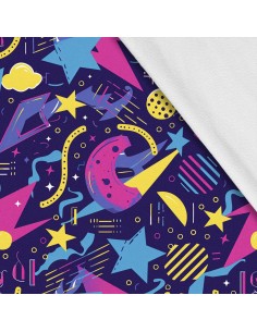 Softshell Stoff Polyester Zum Nähen- Motiv Geometrisch I SDX3170