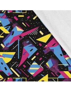 Softshell Stoff Polyester Zum Nähen- Motiv Geometrisch I SDX3176