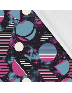 Softshell Stoff Polyester Zum Nähen- Motiv Geometrisch I SDX3177