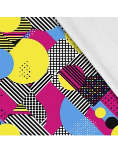 Softshell Stoff Polyester Zum Nähen- Motiv Geometrisch I SDX3181