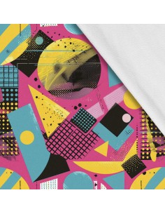 Softshell Stoff Polyester Zum Nähen- Motiv Geometrisch I SDX3188