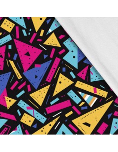 Softshell Stoff Polyester Zum Nähen- Motiv Geometrisch I SDX3190