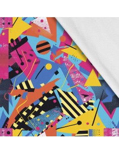 Softshell Stoff Polyester Zum Nähen- Motiv Geometrisch I SDX3192