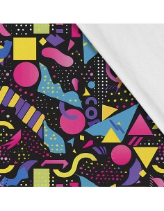 Softshell Stoff Polyester Zum Nähen- Motiv Geometrisch I SDX3194