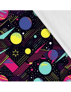 Softshell Stoff Polyester Zum Nähen- Motiv Geometrisch I SDX3196
