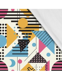 Softshell Stoff Polyester Zum Nähen- Motiv Geometrisch I SDX3208