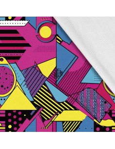 Softshell Stoff Polyester Zum Nähen- Motiv Geometrisch I SDX3220
