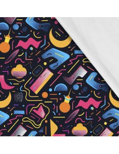 Softshell Stoff Polyester Zum Nähen- Motiv Geometrisch I SDX3224