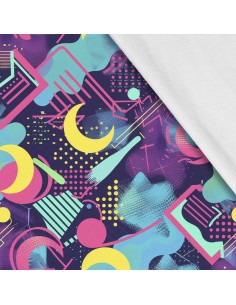 Softshell Stoff Polyester Zum Nähen- Motiv Geometrisch I SDX3231