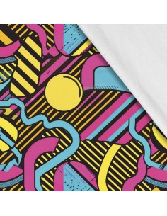 Softshell Stoff Polyester Zum Nähen- Motiv Geometrisch I SDX3232