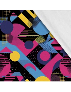 Softshell Stoff Polyester Zum Nähen- Motiv Geometrisch I SDX3250