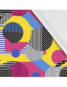 Softshell Stoff Polyester Zum Nähen- Motiv Geometrisch I SDX3251