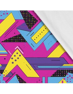 Softshell Stoff Polyester Zum Nähen- Motiv Geometrisch I SDX3258