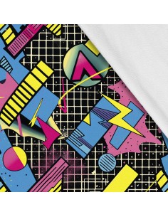 Softshell Stoff Polyester Zum Nähen- Motiv Geometrisch I SDX3259