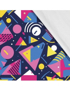 Softshell Stoff Polyester Zum Nähen- Motiv Geometrisch I SDX3262