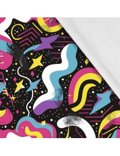 Softshell Stoff Polyester Zum Nähen- Motiv Geometrisch I SDX3263